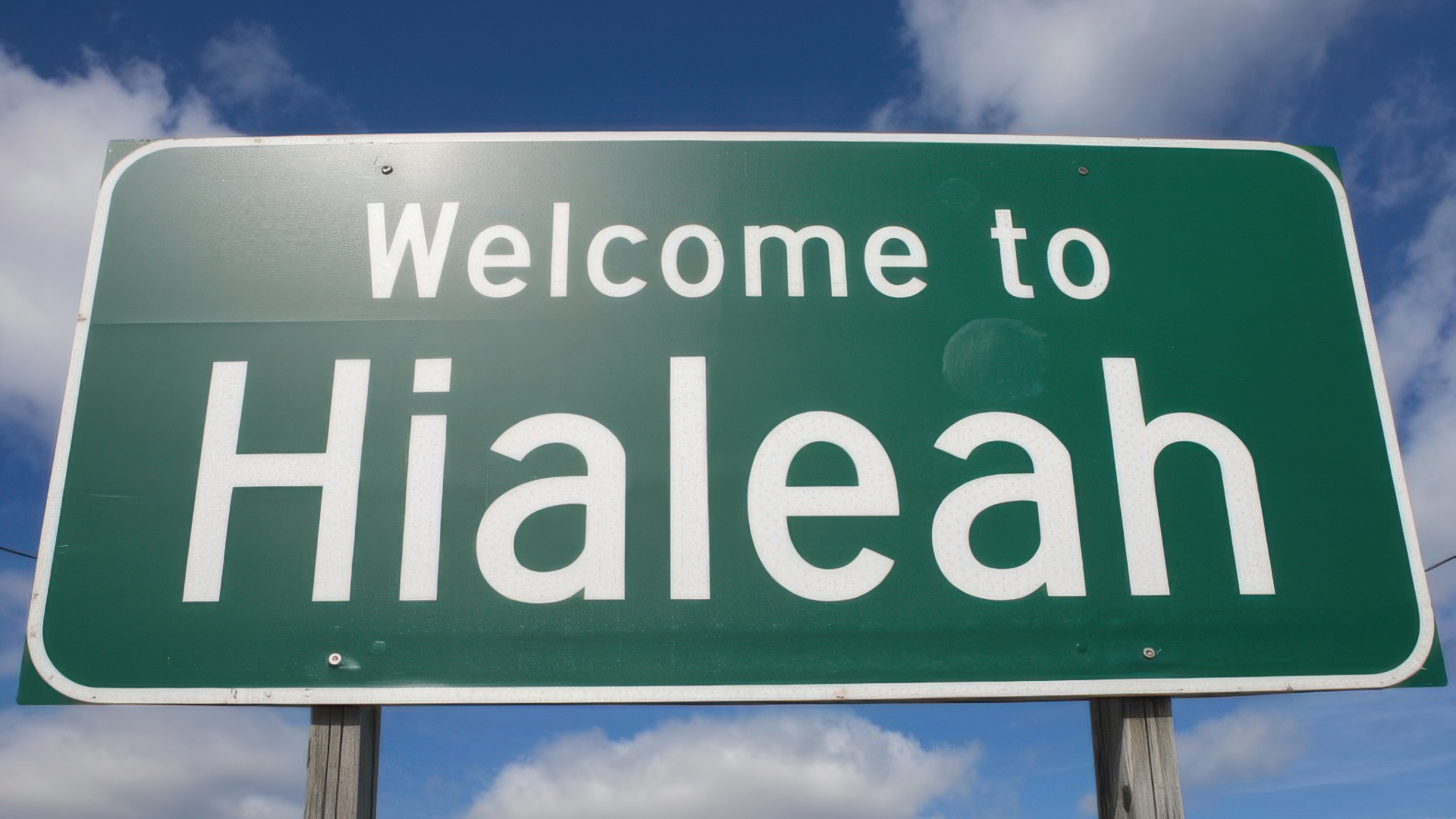 Hialeah City Sign